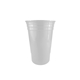 aerial view a white 16 oz double wall cup, image 1 of 2