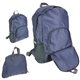 aerial view a gray trailblazer collapsible polyester backpack, image 1 of 2