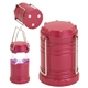 aerial view a red mini retro lantern, image 1 of 2