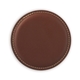 aerial view a brown vintage leather round coaster, image 1 of 2