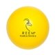 a yellow ball stress reliever