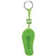 a green floating flip flop keytag