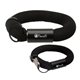 a black floating wrist strap key holder