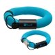 a blue floating wrist strap key holder