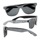 a gray denim print sunglasses