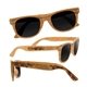 a tan wood grain design sunglasses