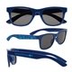 a blue childrens sunglasses
