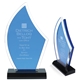 a group of jaffa(r) acrylic sailboat award