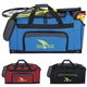 a group of 600d polyester bungee top duffel bag