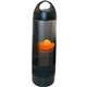 aerial view a black 17 oz bluetooth(r) speaker sport bottle, full color digital, image 1 of 2