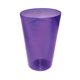 aerial view a purple 16 oz plastic pint glass, full color digital, image 1 of 2