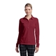 aerial view a varsity red nike ladies long sleeve dri - fit stretch tech polo - colors, image 1 of 6