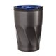 aerial view a blue kaf 12 oz double wall steel / pp liner tumbler, image 1 of 4
