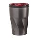 aerial view a red kaf 12 oz double wall steel / pp liner tumbler, image 1 of 4