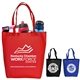 15W x 14H x 5Gusset - CORAL ECONOMY Grocery and Shopping Tote Bag