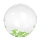 16 Green and White Confetti Filled Round Clear Beach Ball