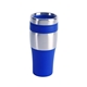 16 oz BPA - Free Silver Streak Tumbler