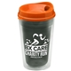 16 oz Double - Wall Insulated Transparent Tumbler With Auto Sip Lid