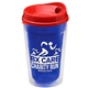 16 oz Double - Wall Insulated Transparent Tumbler With Auto Sip Lid