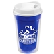 16 oz Double - Wall Insulated Transparent Tumbler With Auto Sip Lid