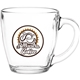 16 oz Glass Bistro Coffee Mug