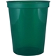 16 oz Smooth Walled Plastic Stadium Cup with Automated Silkscreen Imprint