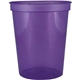 16 oz Smooth Walled Plastic Stadium Cup with Automated Silkscreen Imprint