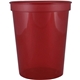 16 oz Smooth Walled Plastic Stadium Cup with Automated Silkscreen Imprint