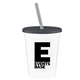 Promotional Personalized 16 oz Stadium Plastic Tumbler Cup With Lid Straw