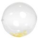 16 Yellow / White Confetti Beach Ball