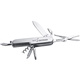 aerial view a stainless steel 8- function stainless steel knife, image 1 of 2