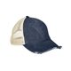 a dk denim/ tan adams distressed ollie cap - all
