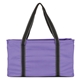 aerial view a purple ultimate utility tote bag, image 1 of 2