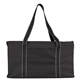 aerial view a black ultimate utility tote bag, image 1 of 2