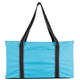 aerial view a turquoise ultimate utility tote bag, image 1 of 2