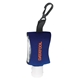 aerial view a blue the lil cleaner hand sanitizer with protector, image 1 of 3