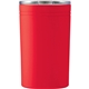 aerial view a red sherpa 11 oz vacuum tumbler insulator with double - walled construction, image 1 of 2