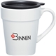 aerial view a white habanera 10 oz ceramic mug, image 1 of 2