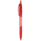 aerial view a translucent red cougar multi color click ballpoint pen, custom pens, image 1 of 4