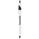 aerial view a white with black trim cougar multi color click ballpoint pen, custom pens, image 1 of 4