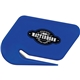 aerial view a reflex blue plastic stainless steel blades letter opener, image 1 of 2