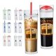 a group of jomocha 16 oz double lid hot / cold tumbler