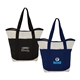 a group of myrtle natural canvas tote