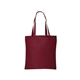 aerial view a burgundy personalized tote bags, image 1 of 2
