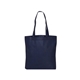 aerial view a navy blue personalized tote bags, image 1 of 2