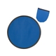 aerial view a blue 10 folding flying disc, image 1 of 2