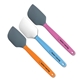 a group of large silicone spatula