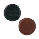 a group of vintage leather round coaster