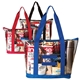 a group of 600d poly cayman clear tote