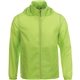 aerial view a hi-liter green (625) mens darien lightweight windbreaker jacket, image 1 of 3